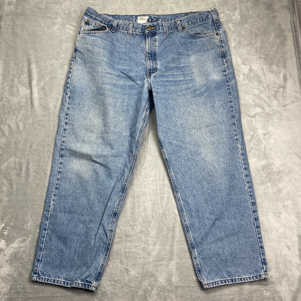 Carhartt B17 Jeans Mens 46x30 (43x30) Blue Relaxed Fit Streetwear Straight Leg